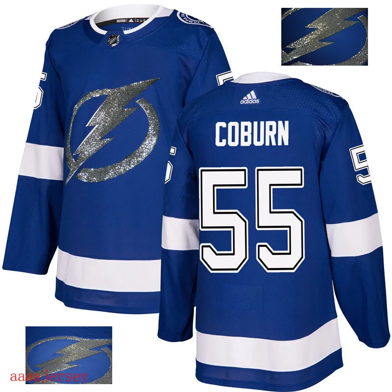 2018 Tampa Bay Lightning ice hockey jersey M-3XL 坦帕湾闪电队时尚亮片款冰球服 7