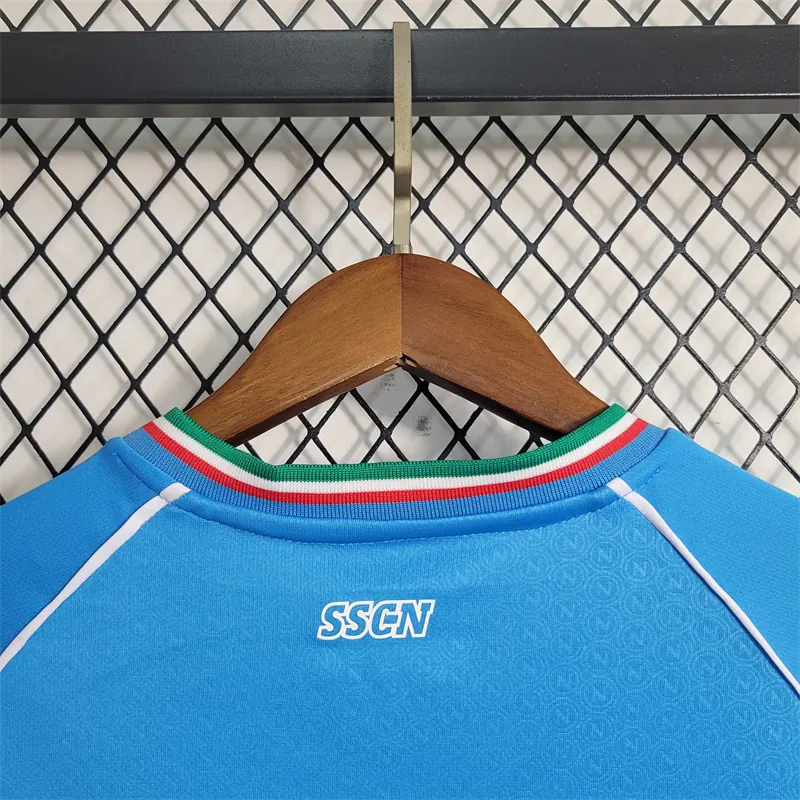 23-24 Kids Napoli Home Size 16-28 Football Shirt 1