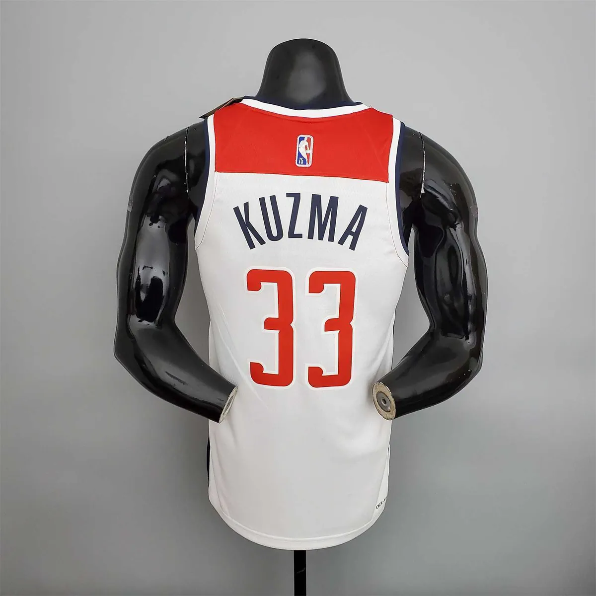 75th Anniversary Kuzma #33 Wizards Black Red White 2