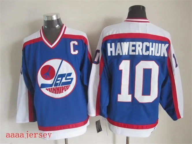 Winnipeg Jets retro ice hockey jersey M-3XL 温尼伯喷气机队复古冰球服 1