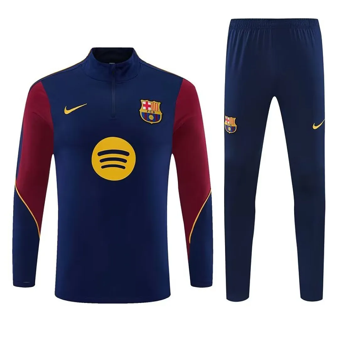 26-27 Barcelona Mens Kit Football Training Long Sleeve Suit Yupoo 3 2