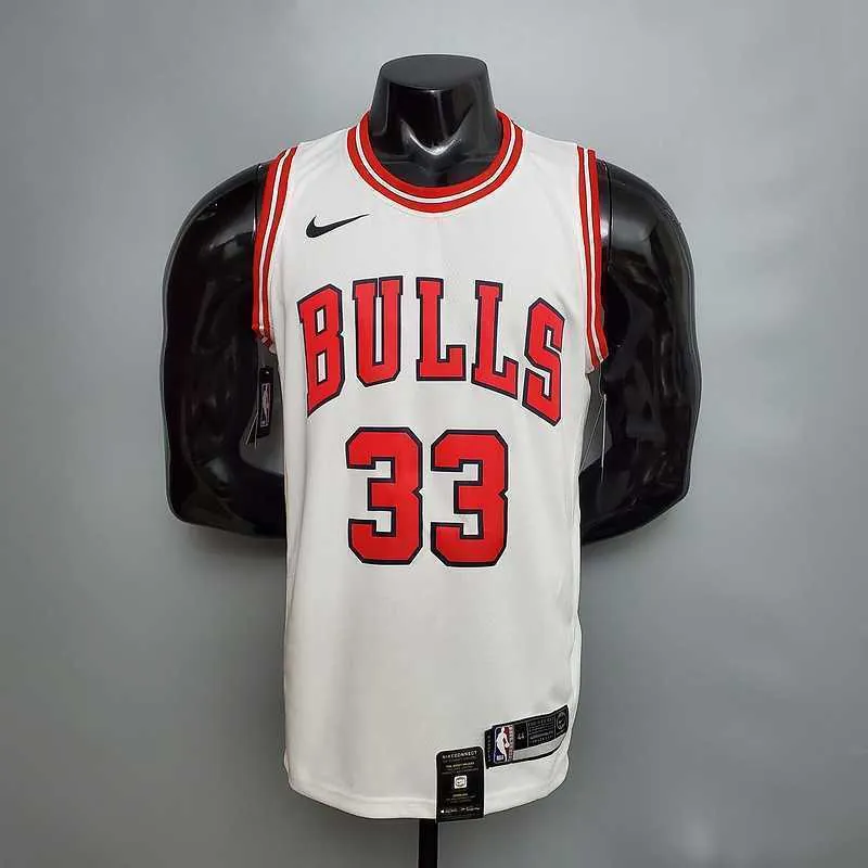 PIPPEN#33 Chicago Bulls white 8