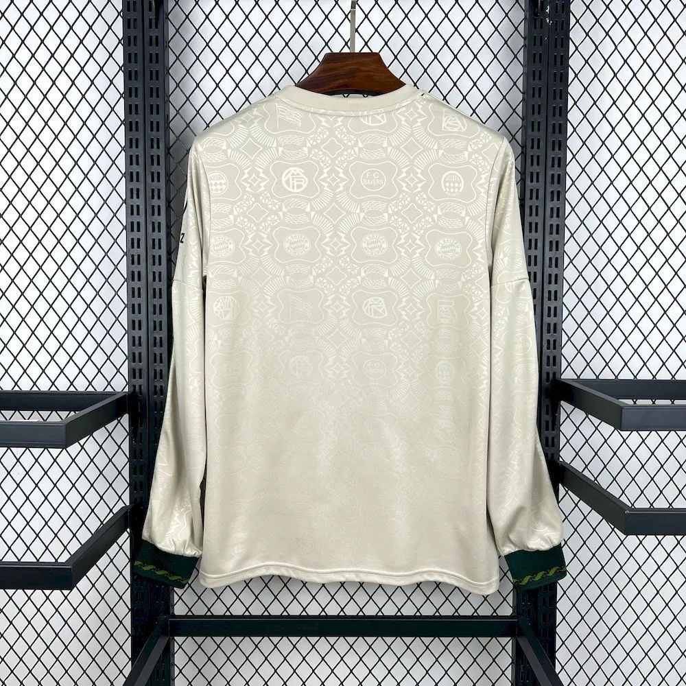 25-26 Bayern Munich Beer Festival Special Edition Soccer Long Sleeve T-Shirt AAAAJersey Yupoo 1