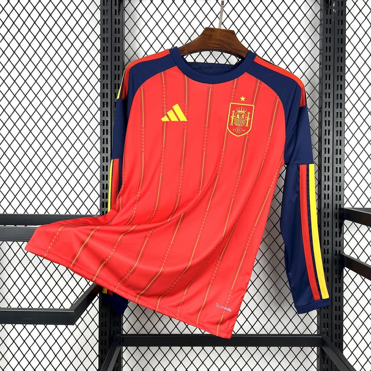 2026 Spain Home Kit Soccer World Cup Long Sleeve T-Shirt AAAAJersey Supply Yupoo 8