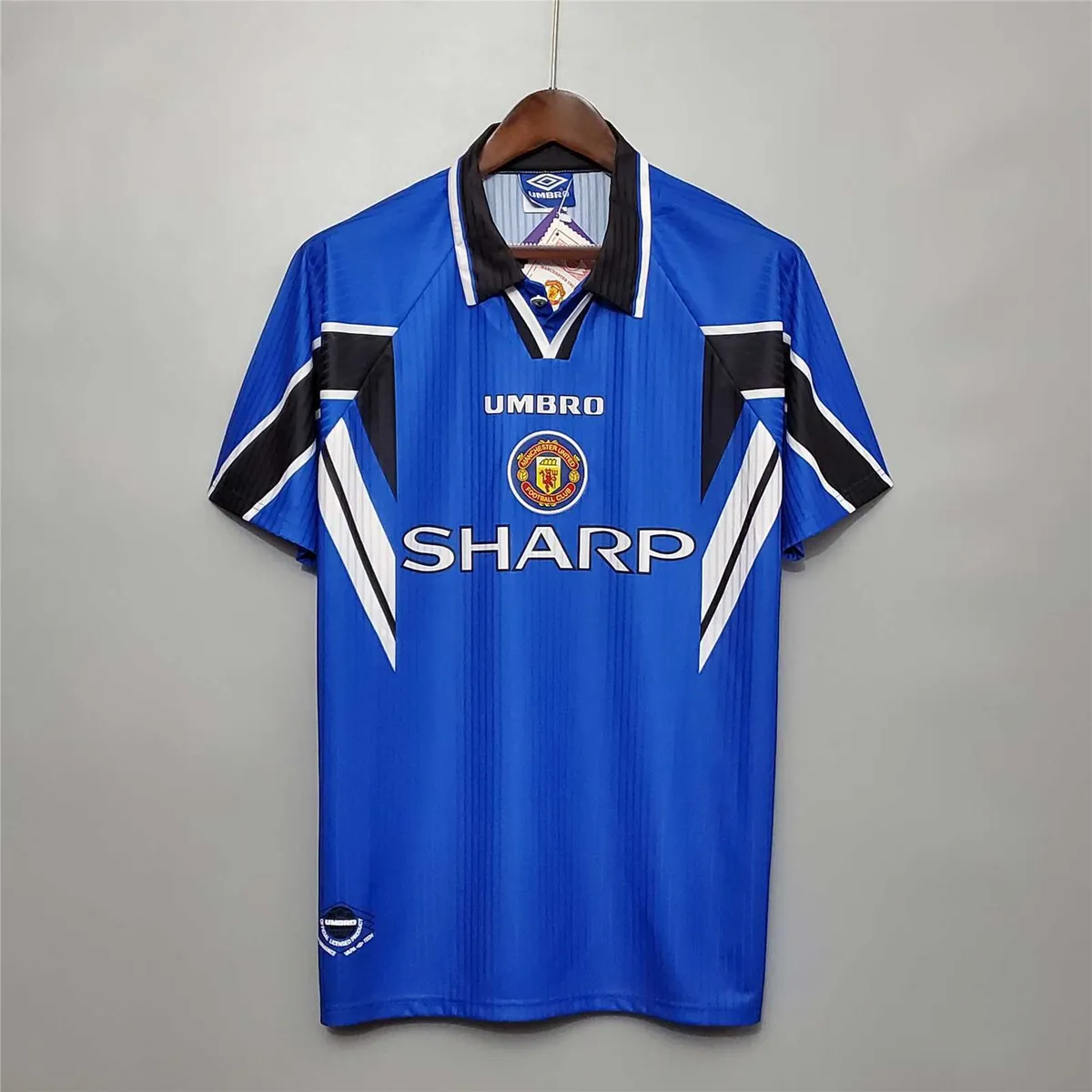 96-98 Manchester United third away blue 11