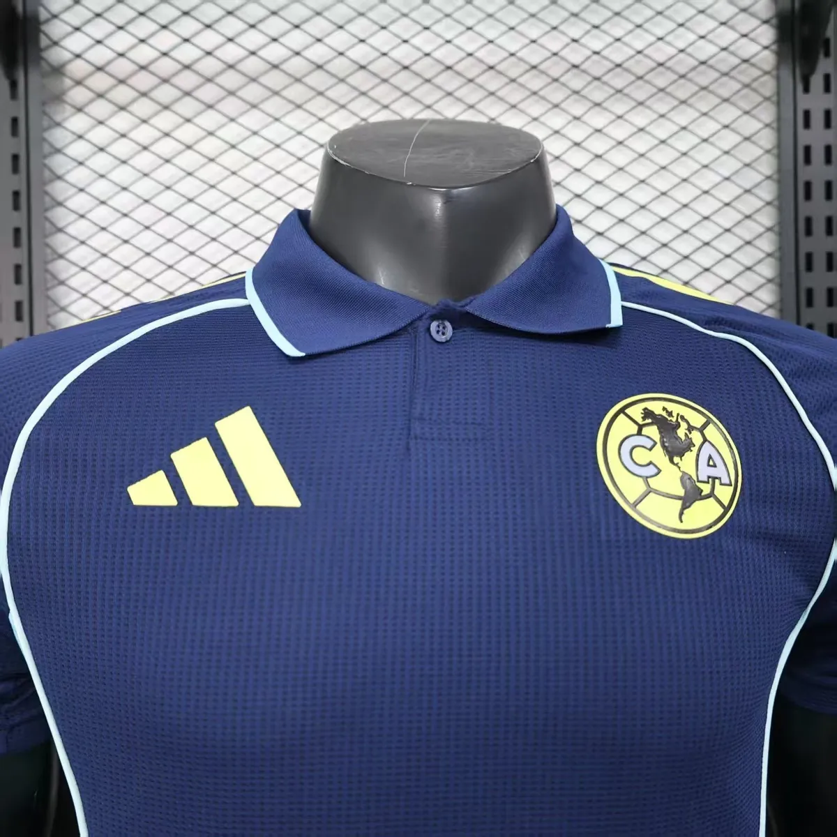 25-26 America Special Edition POLO Kit Player Version Soccer Navy Shirt AAAAJersey Cheap Yupoo 3