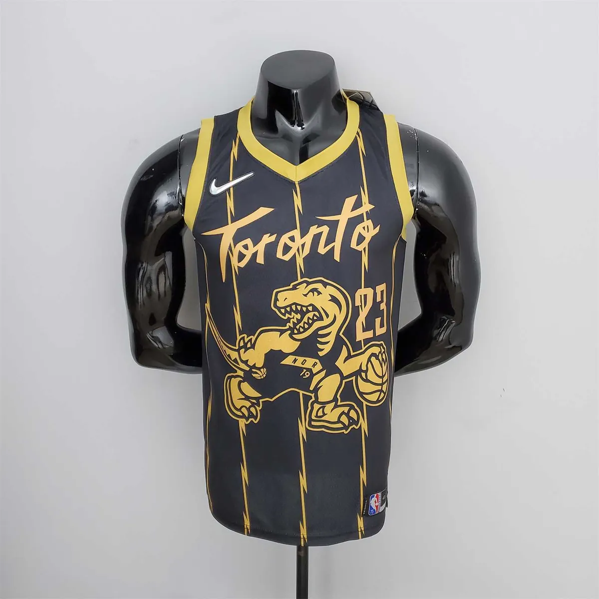 2022 Toronto Raptors VANVLEET#23 City Edition Black NBA Jersey 9