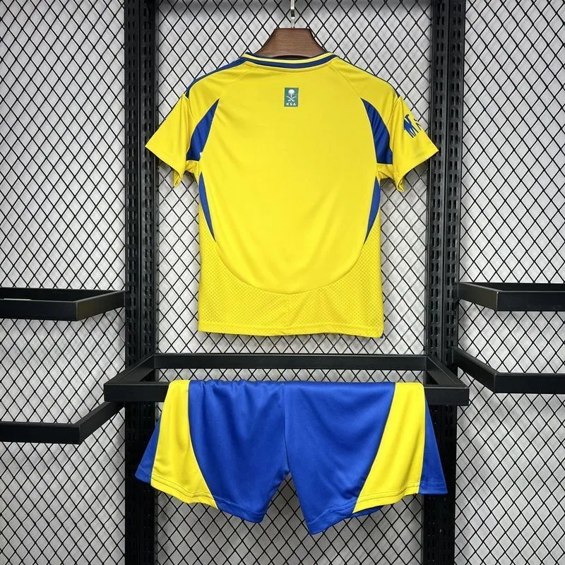 24-25 Al-Nassr Home Kid Kits Youth Apparels Sport AAAAJersey Yupoo 8