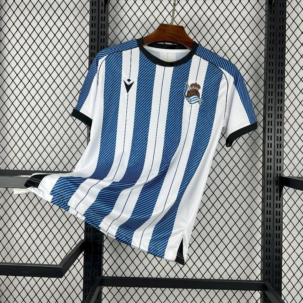 25-26 Real Sociedad Home Kit Soccer Uniform Sport Shirt AAAAJerseys Dropshipping Yupoo 5