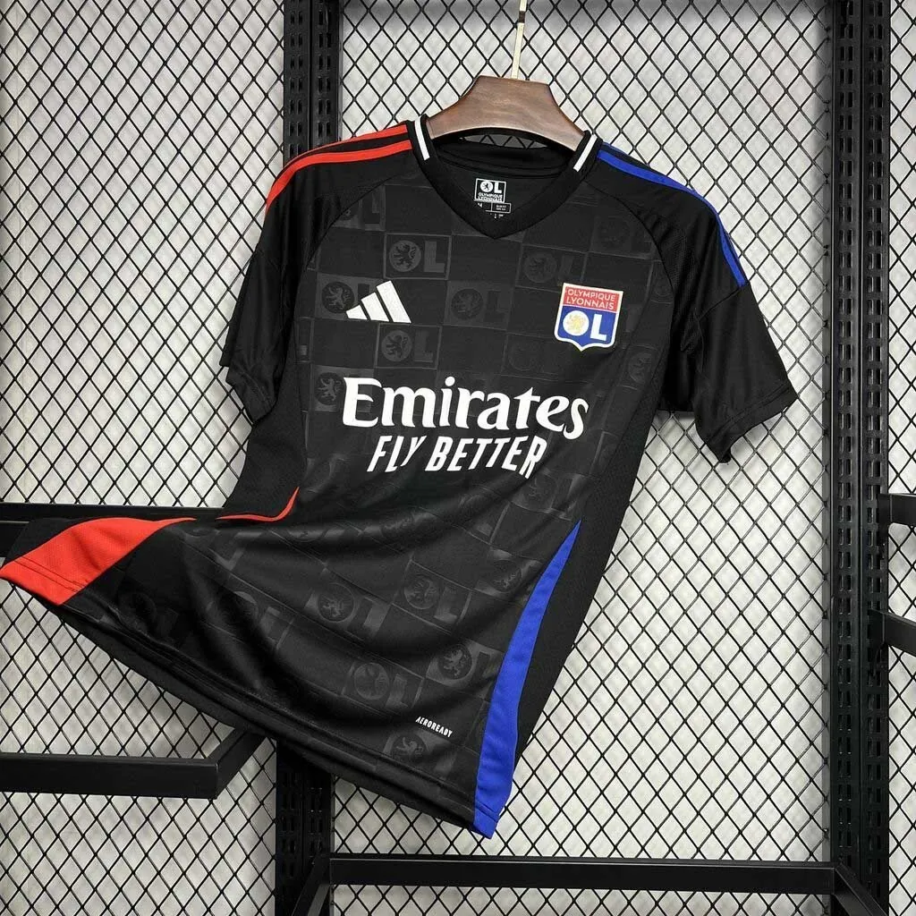 24-25 Lyon Away Kit Football Apparels Sport AAAAJersey Yupoo 4