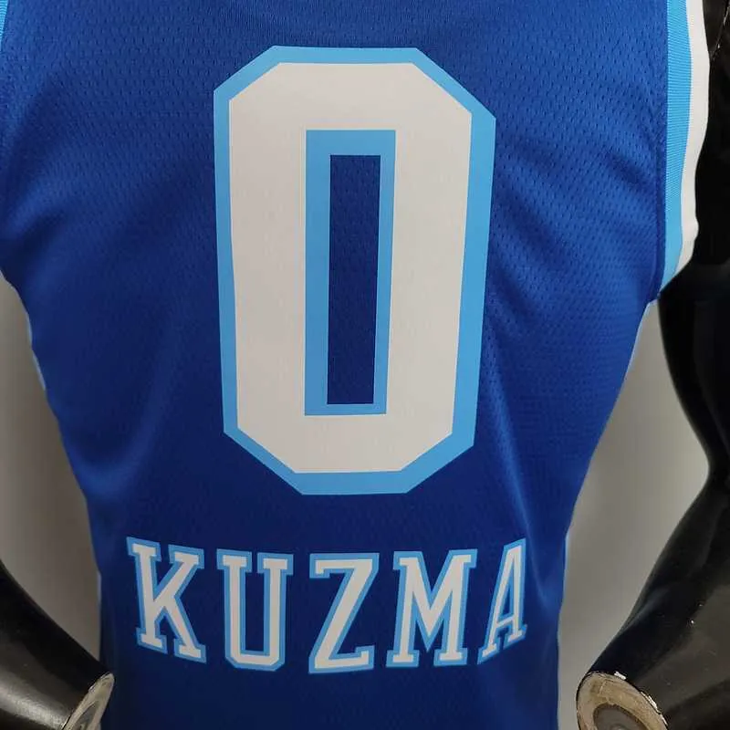 Retro night KUZMA #0 Lakers blue 7