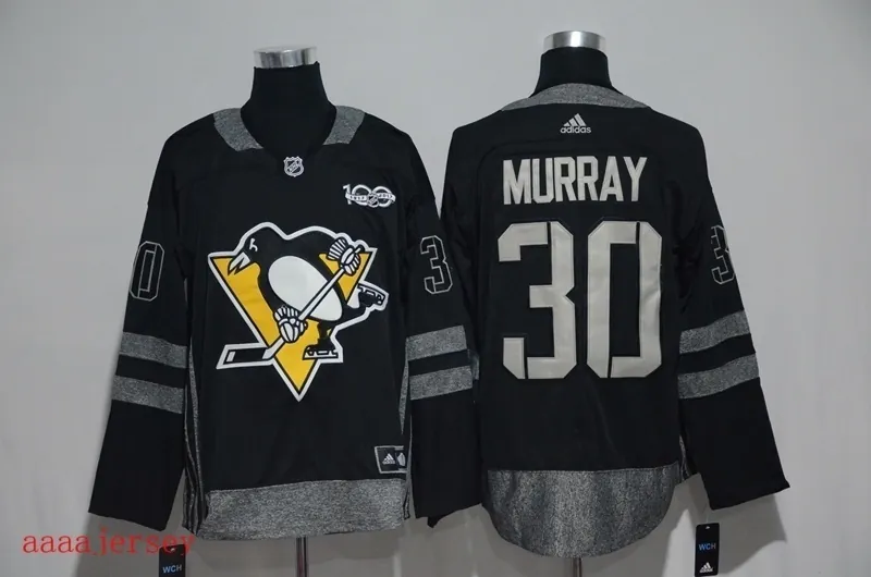 Pittsburgh Penguins 100 anniversary ice hockey jersey M-3XL 匹兹堡企鹅队100周年纪念版冰球服 6