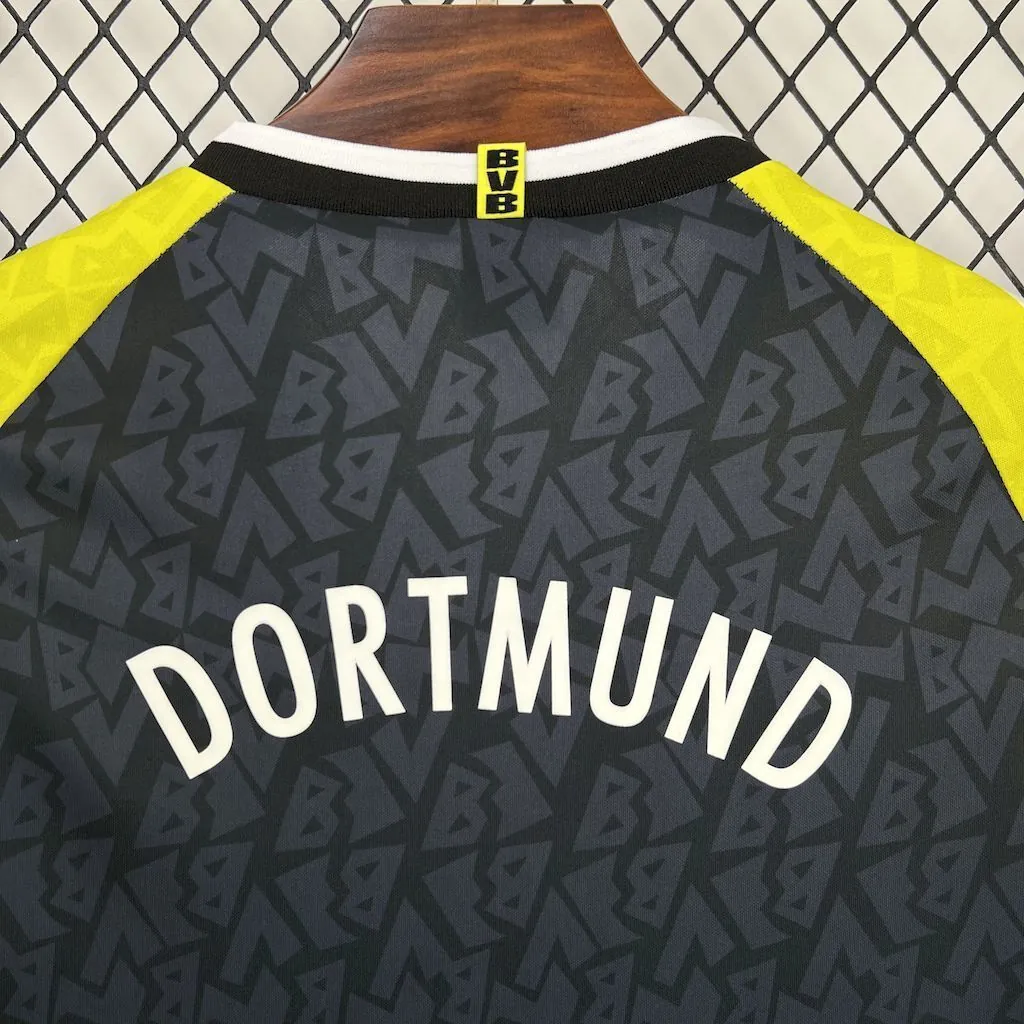 95-96 Dortmund Away Retro Kit Vintage Shirt AAAAJersey Supplier Yupoo 3