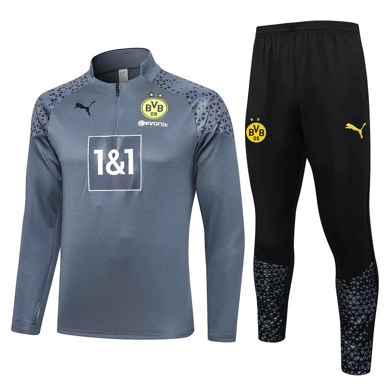 23-24 Dortmund Long Sleeve Training Suit Yupoo 4