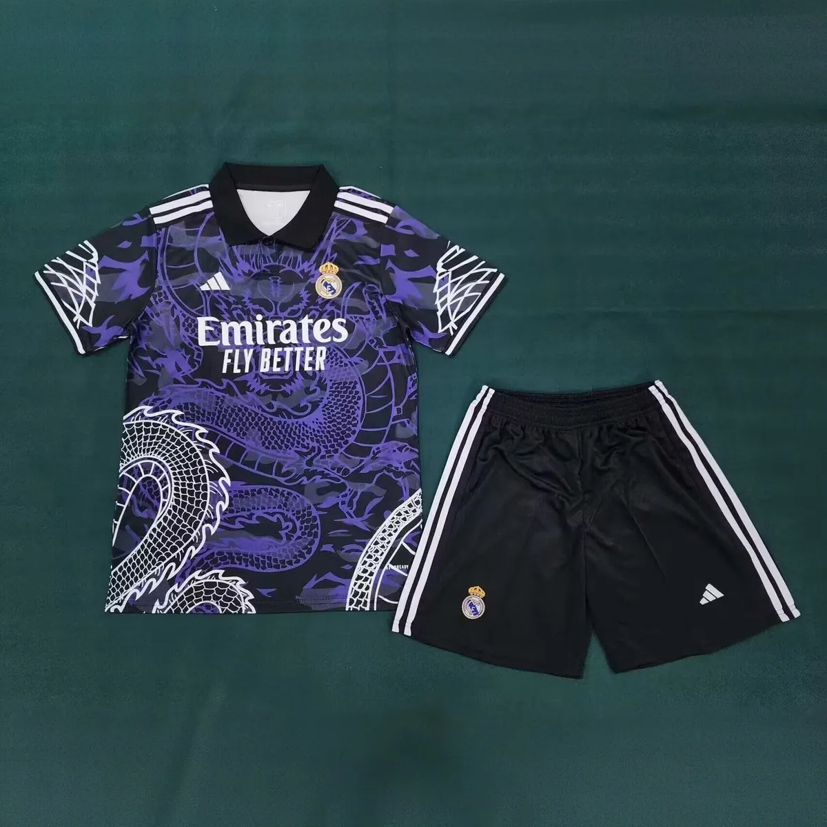 24-25 Real Madrid Specia Edition Kits Dragon Concept Blue Shirts Football AAAAJerseys Yupoo 2