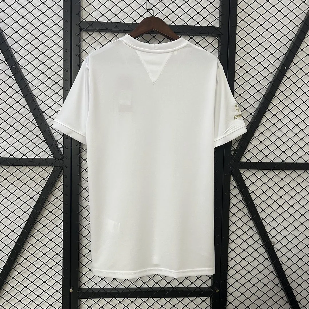 25-26 Santos Pelé White Kit Soccer T-Shirt AAAAJersey Dropship Yupoo 2