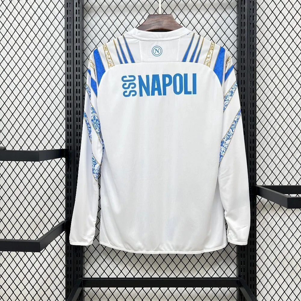 25-26 Napoli Special Edition Kit Soccer Long Sleeve T-Shirt AAAAJersey Supply Yupoo 5