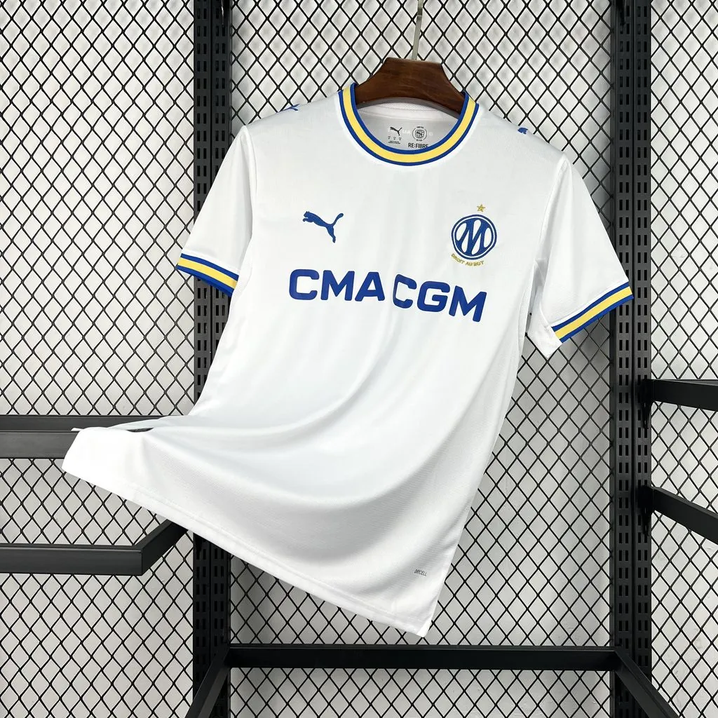 26-27 Marseille Home Mens Kit Football T-Shirt AAAAJersey Supply Yupoo 6 2
