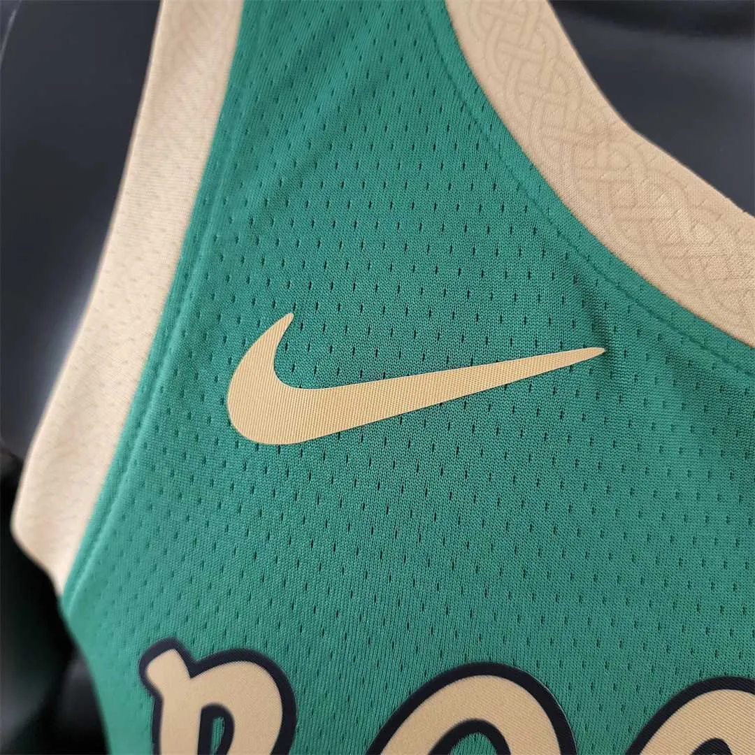 2020 Tatum #0 Boston Celtics City Edition Green NBA Jersey 7