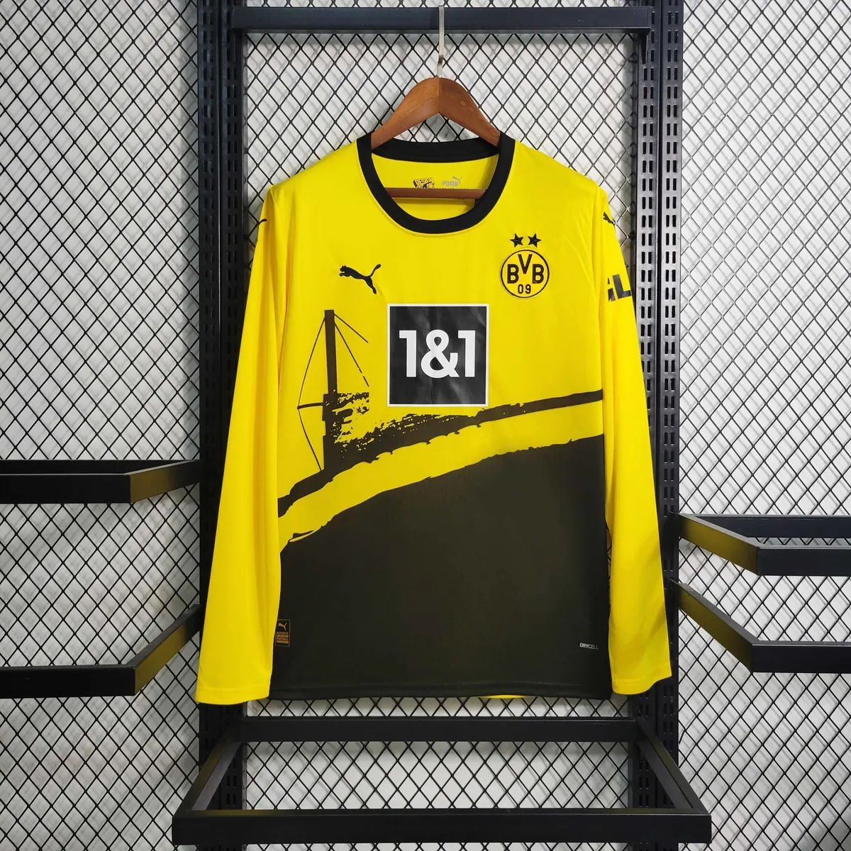 23-24 Long Sleeve Dortmund Home S-XXL 11
