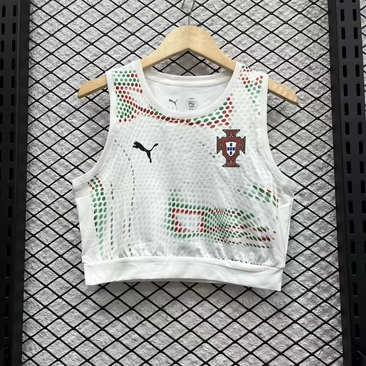 2025 Portugal Away Women Yoga Vest Kit Soccer T-Shirt AAAAJersey Supply Yupoo 2
