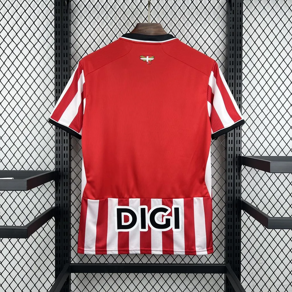 26-27 Athletic Bilbao Mens Home Kit Football T-Shirt AAAAJersey Supply Yupoo 7 1