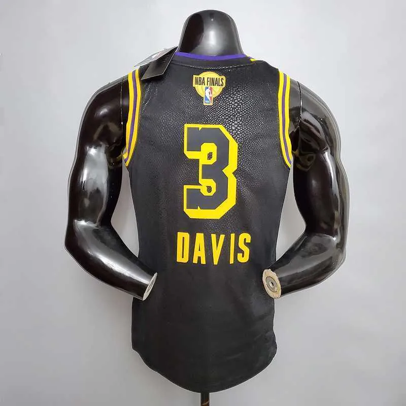 New DAVIS #3 Lakers black 4