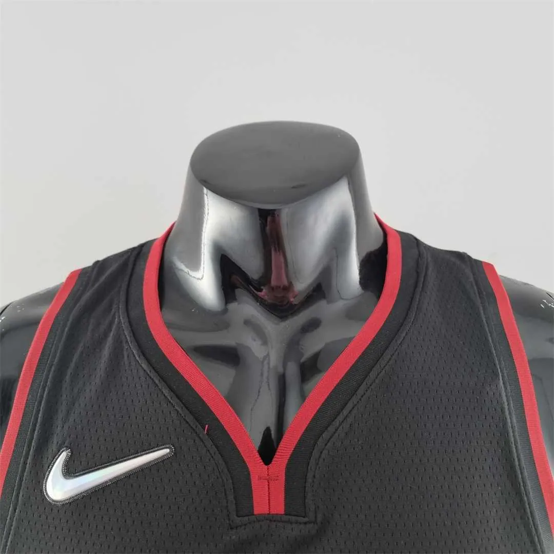 75th Anniversary Miami Heat WADE #3 black NBA Jersey 2