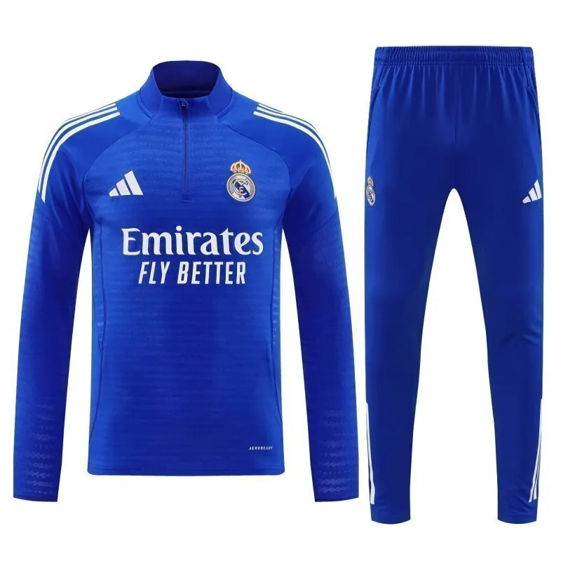 25-26 Real Madrid Training Blue Kit Soccer AAAAJersey Supply Yupoo 6