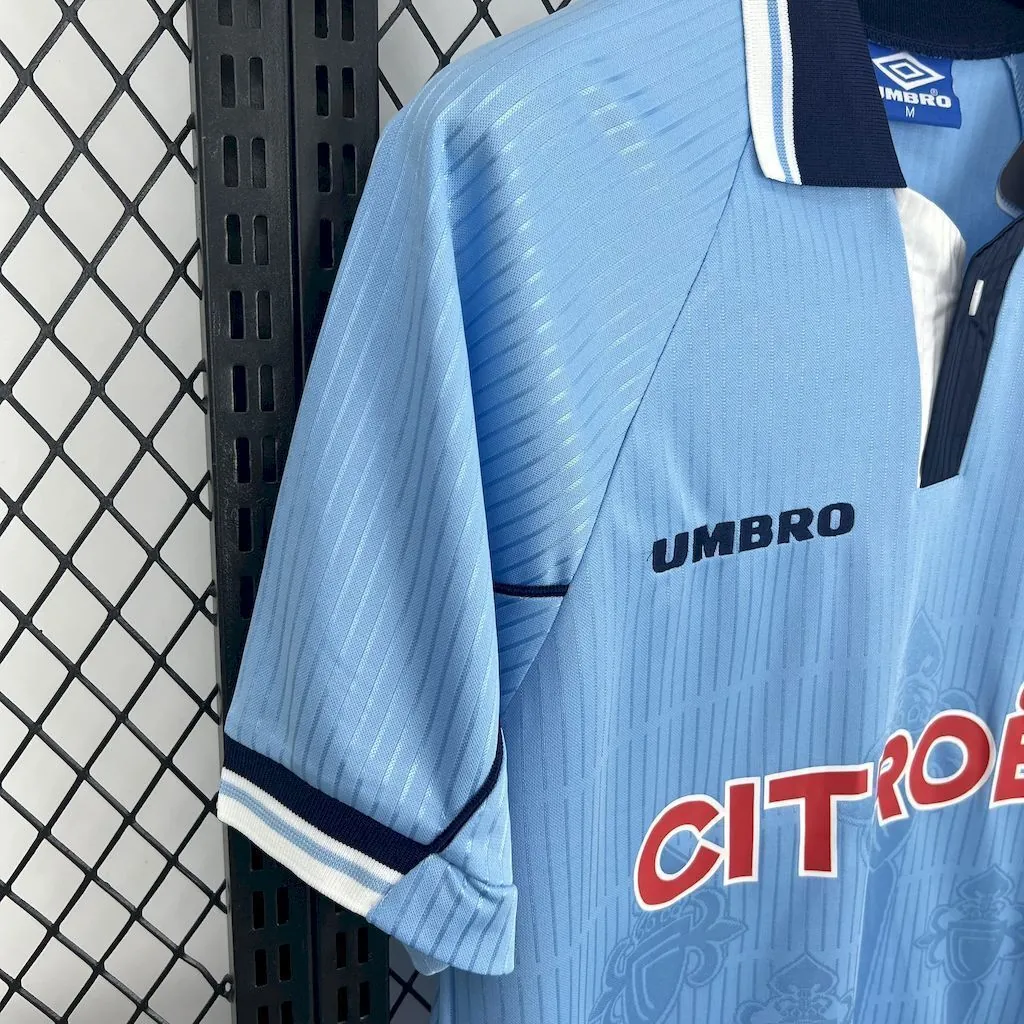 97-98 Celta de Vigo Home Retro Kit Vintage Shirt AAAAJersey Wholesale Yupoo 1