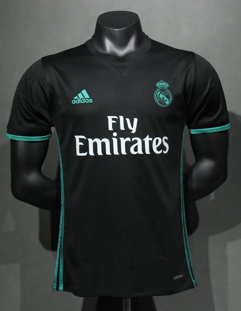17-18 Real Madrid Away Retro Kit Vintage Player Version Sino Shirt AAAAJersey Dropship Yupoo 6