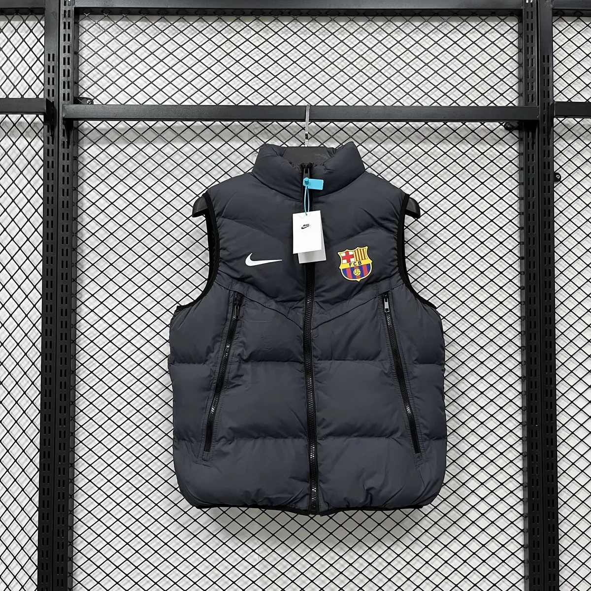 25-26 Barcelona Vest Kit Football Windbreaker AAAAJersey Supply Yupoo 1