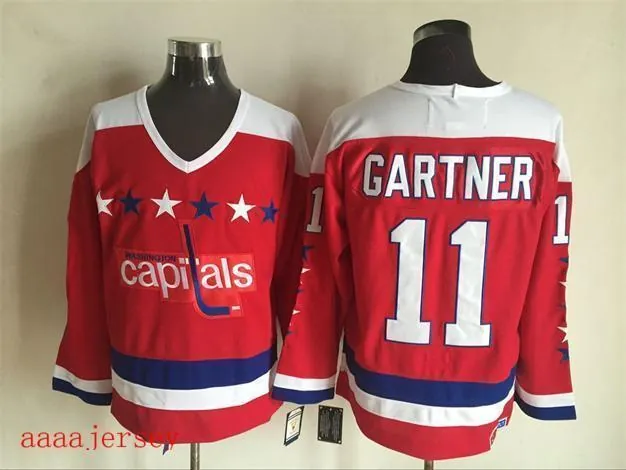 Washington Capitals retro ice hockey jersey M-3XL 华盛顿首都队复古冰球服 5