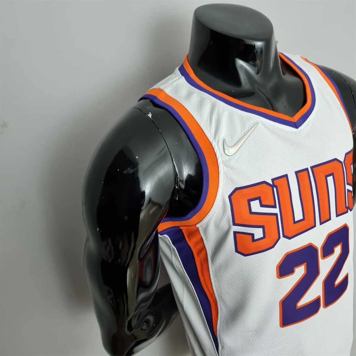 75th Anniversary Ayton #22 Phoenix Suns White NBA Jersey 7
