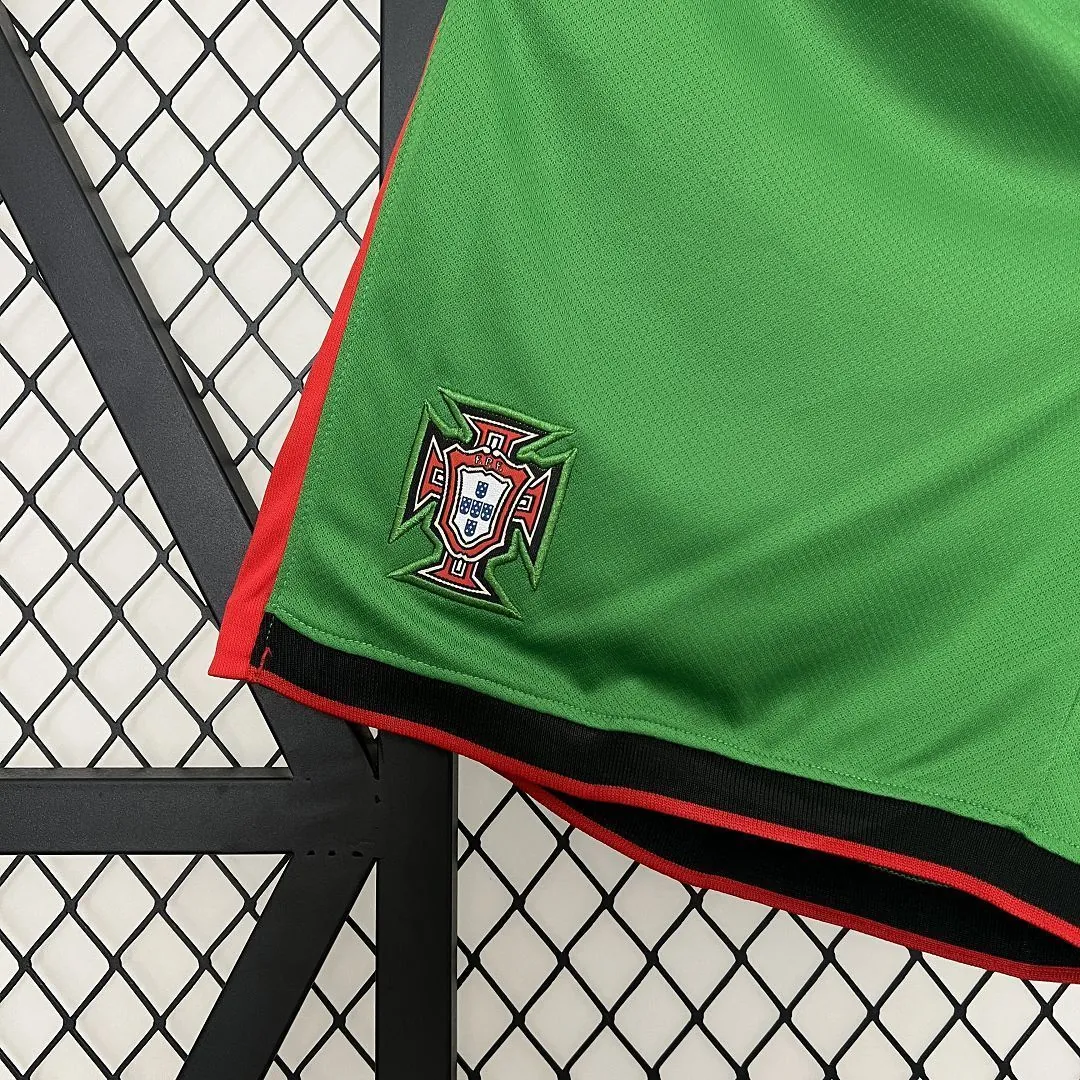 2024 Portugal Home Shorts UEFA Euro 2024 Football Uniform AAAAJerseys Dropshipping Yupoo 1