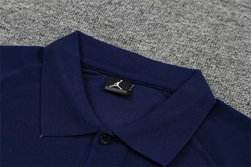 Polo Jordan PSG sapphire blue chest print 12