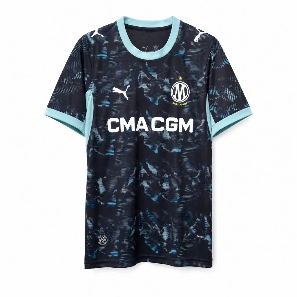 26-27 Marseille Mens Away Kit Football T-Shirt AAAAJersey Supply Yupoo 9 5