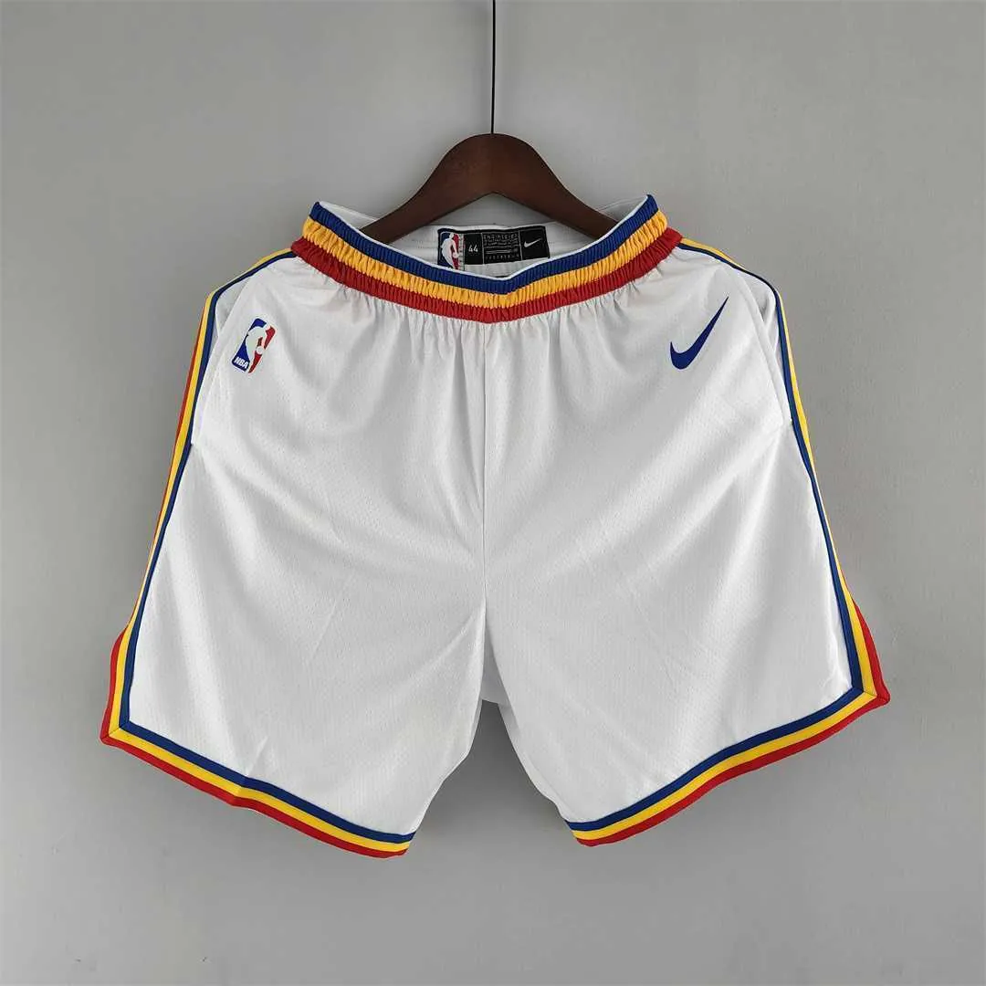 Golden State Warriors NBA Shorts White 8