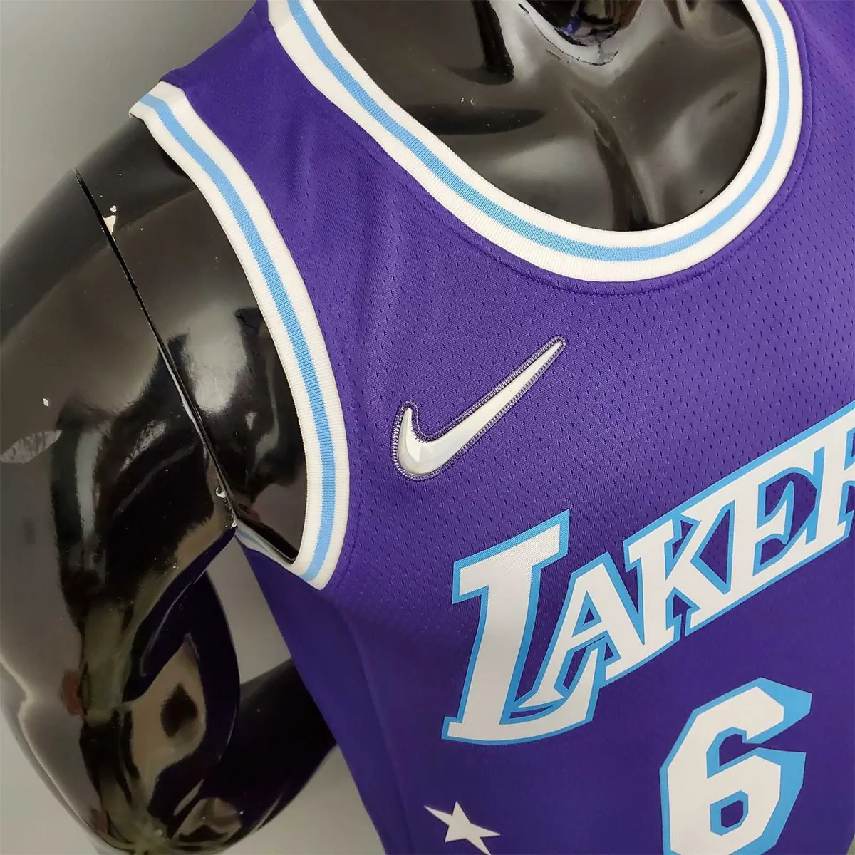 2022 75th Anniversary James #6 Lakers City Edition Purple 3