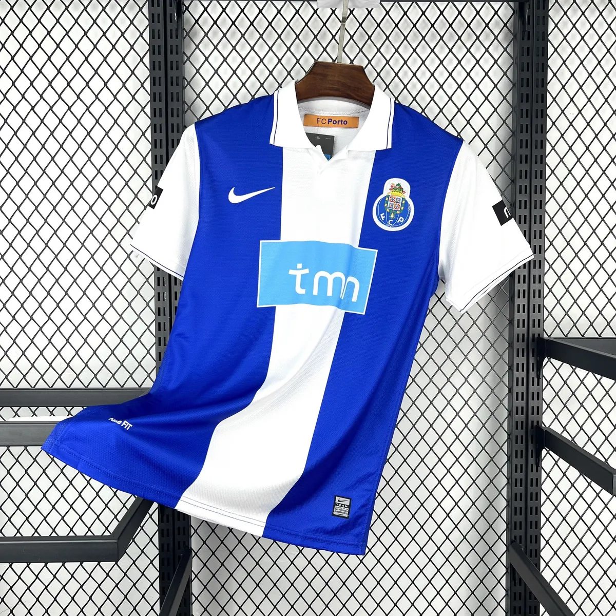 09-10 Porto Home Mens Retro Kit Vintage Soccer T-Shirt AAAAJersey Supplier Yupoo 10 10