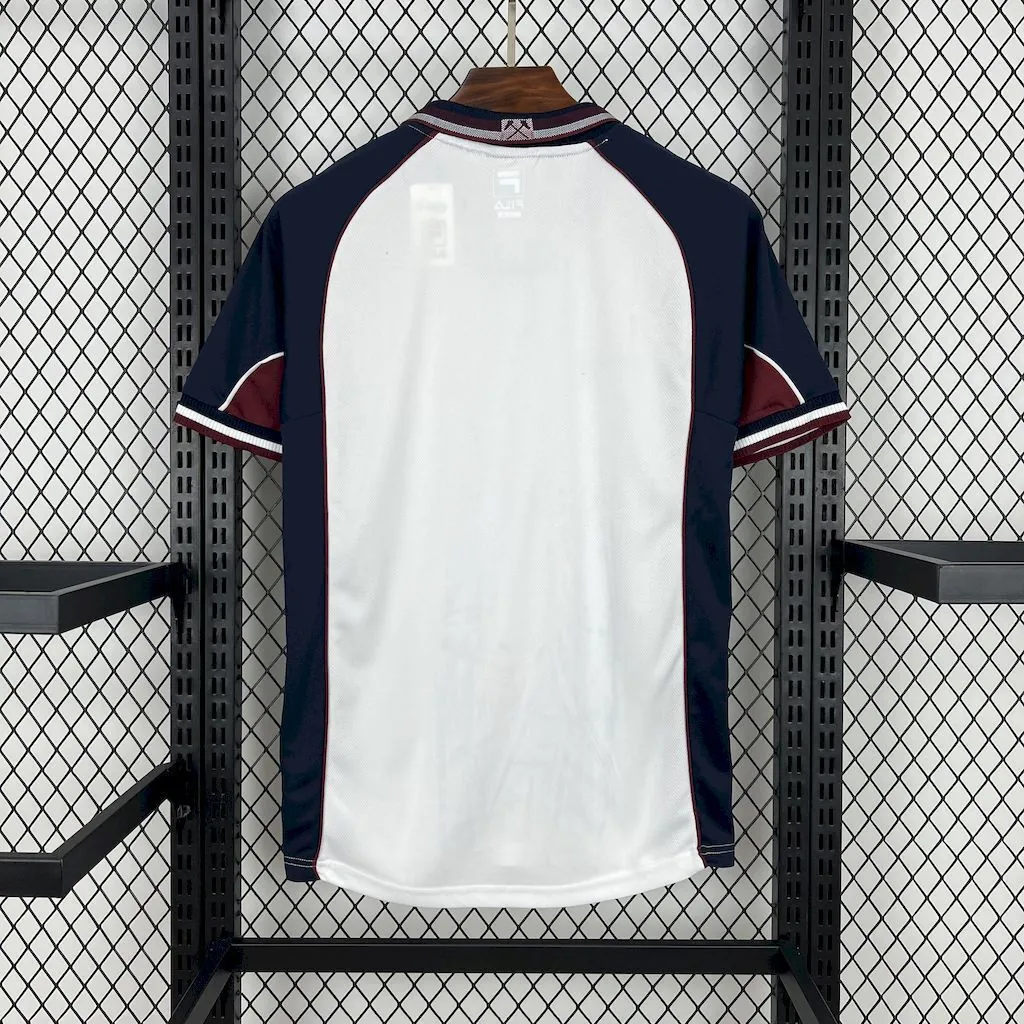 99-01 West Ham Away Retro Kit Vintage Shirt AAAAJersey Supplier Yupoo 2