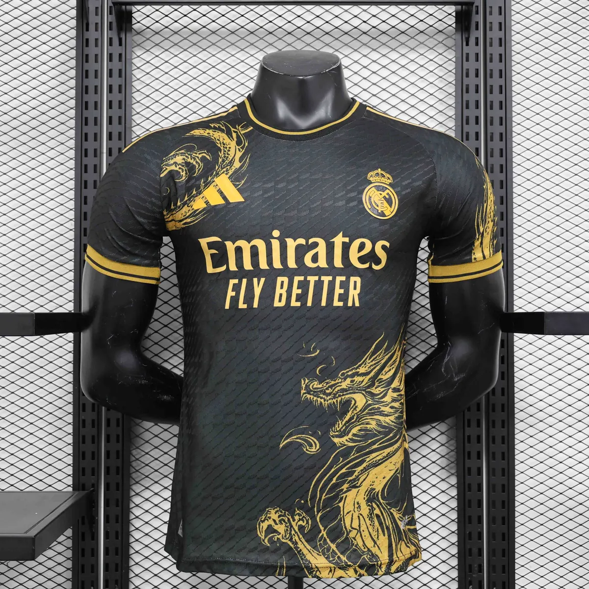 24-25 Real Madrid Golden Dragon Special Edition Kit Player Version Shirt Soccer AAAAJersey Yupo 3