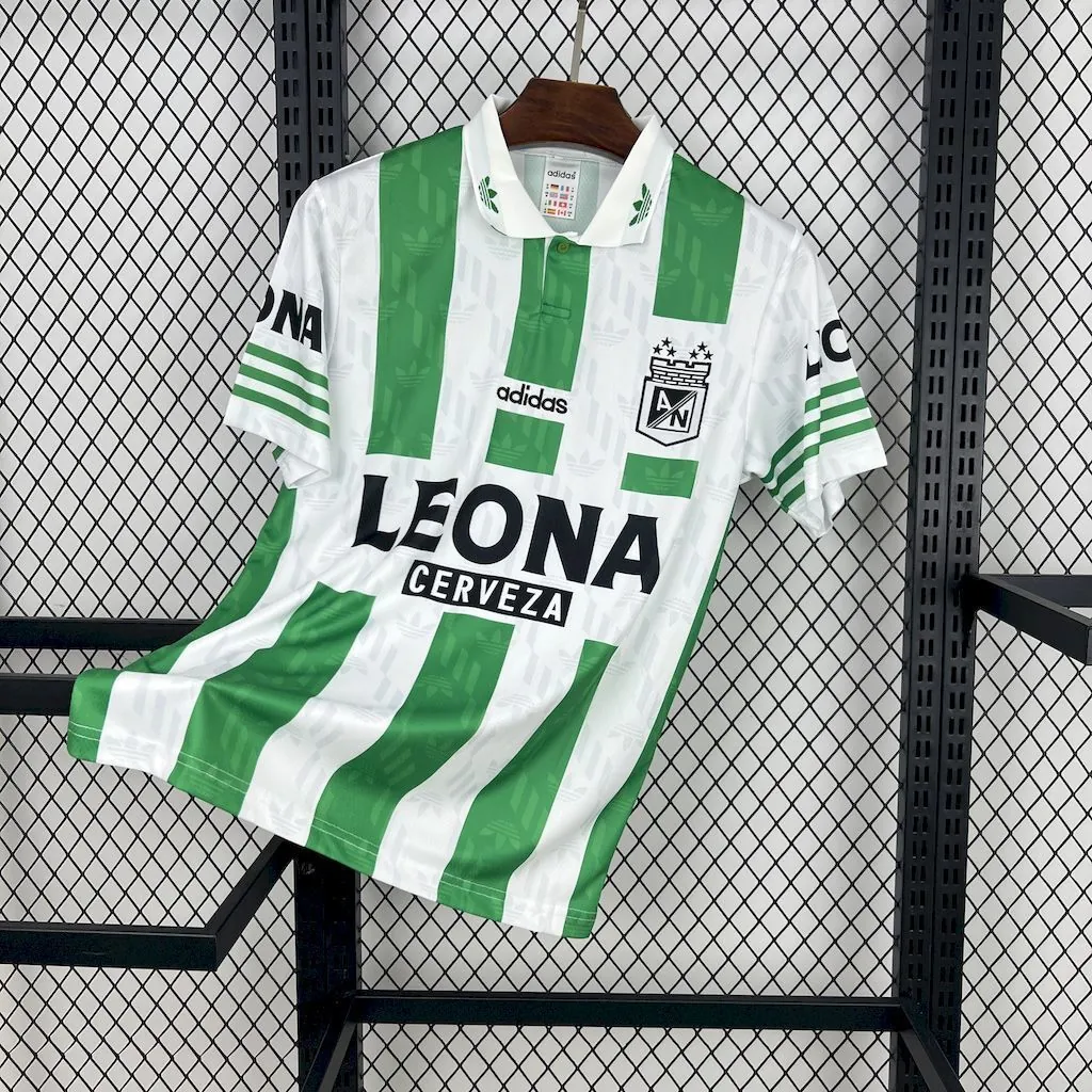 96-97 Atletico Nacional Home Retro Kit Vintage Shirt AAAAJersey Wholesale Yupoo 6