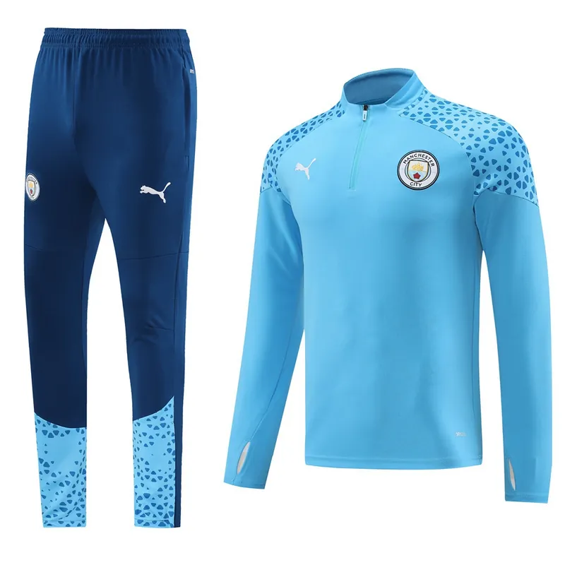 23-24 Manchester City Long Sleeve Training Suit Yupoo 3