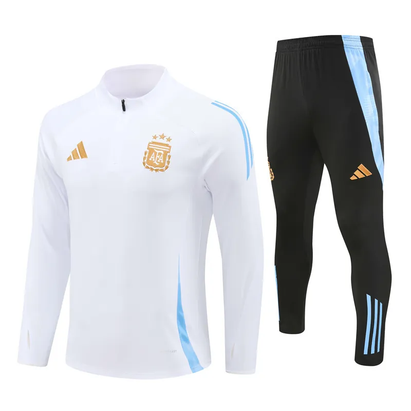 2024 Argentina Long Sleeve Training Suit Football Shirts 4