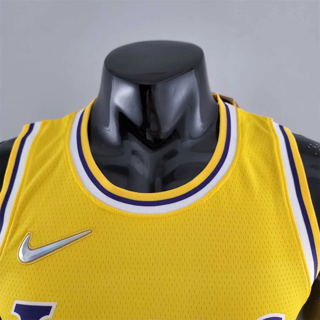75th Anniversary IRVING #2 Los Angeles Lakers Yellow NBA Jersey 8