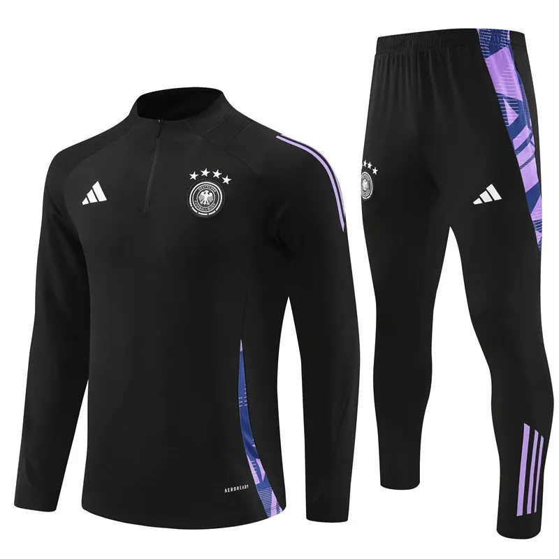 2024 Germany Long Sleeve Training Suit Football Shirts 4