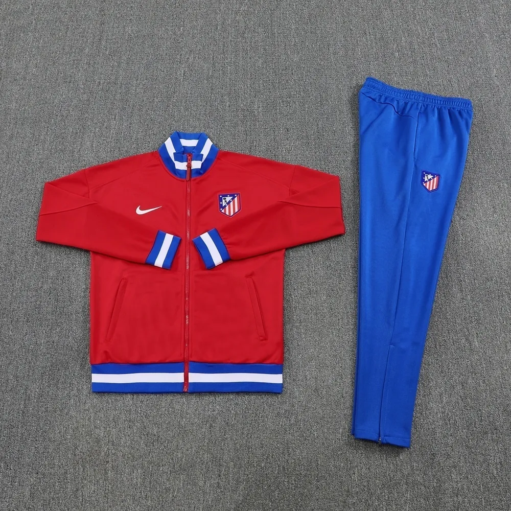 25-26 Atletico Madrid Red Jacket Kit Long Sleeve Training Suit Football Shirts AAAAJersey Yupoo 1