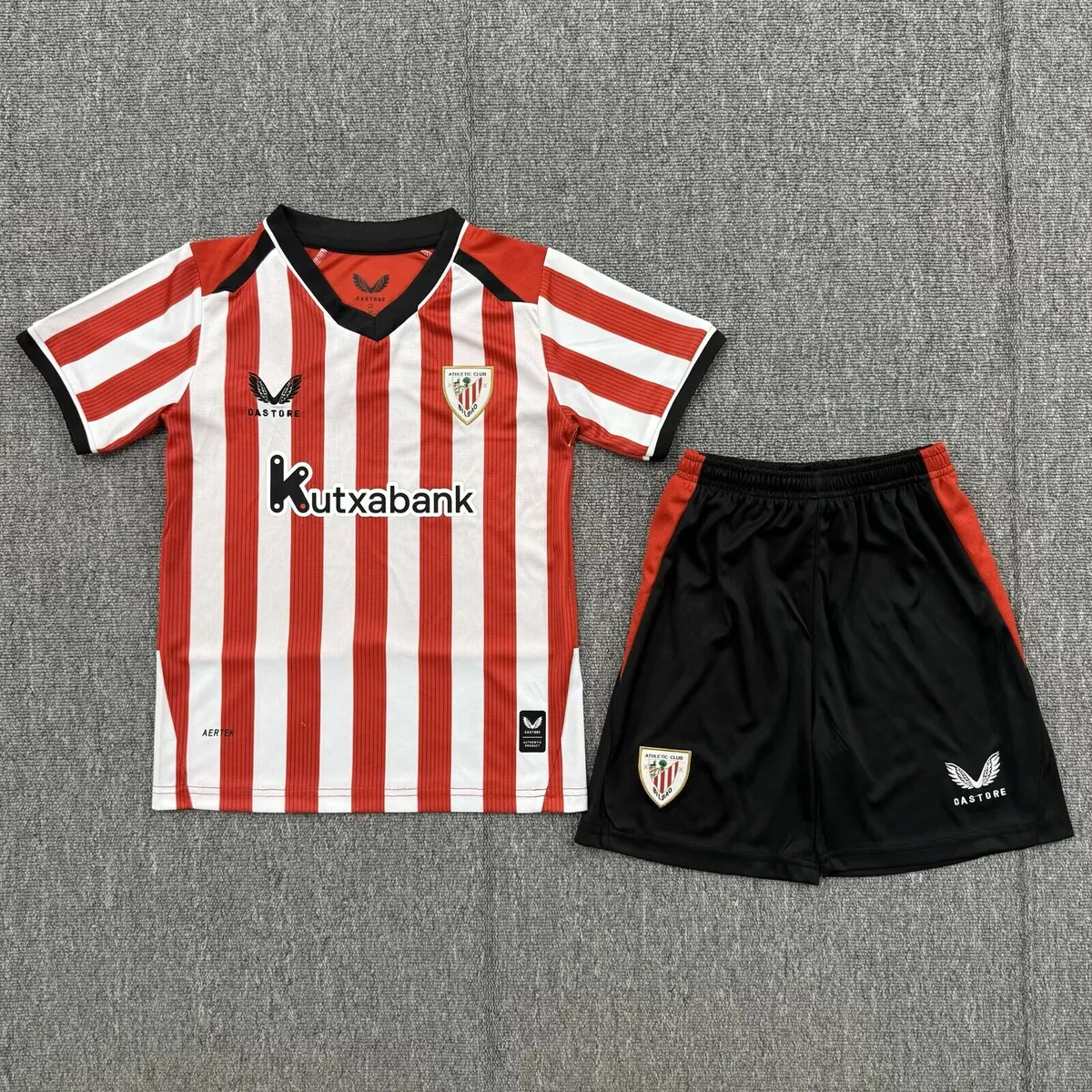 26-27 Bilbao Home Kid Kits Youth Football Apparels AAAAJersey Supply Yupoo 4 1