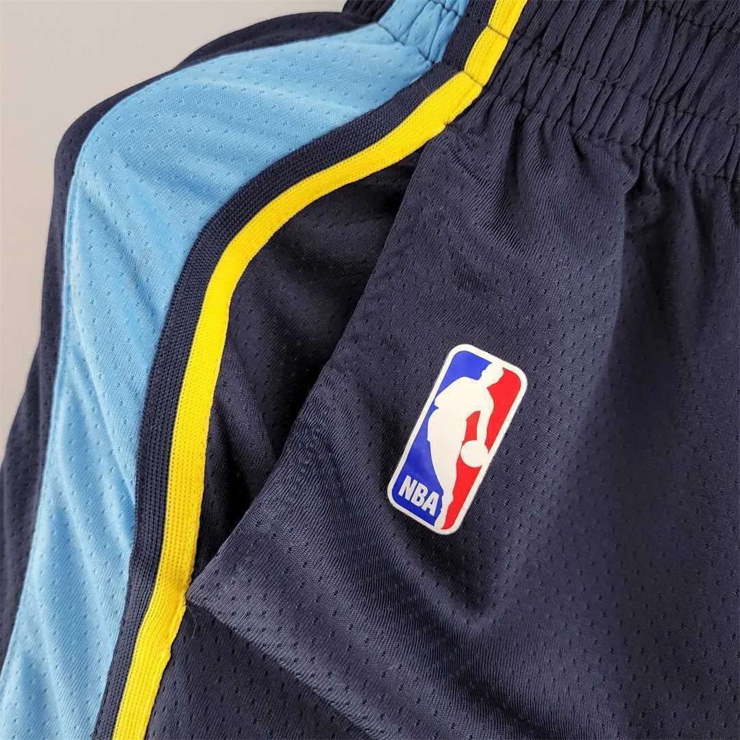 Memphis Grizzlies NBA Shorts Navy 8
